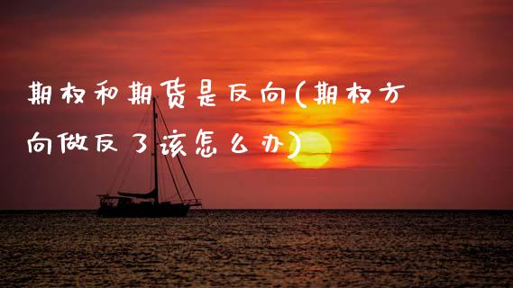 期权和期货是反向(期权方向做反了该怎么办)_https://www.zztgc.com_期货直播_第1张