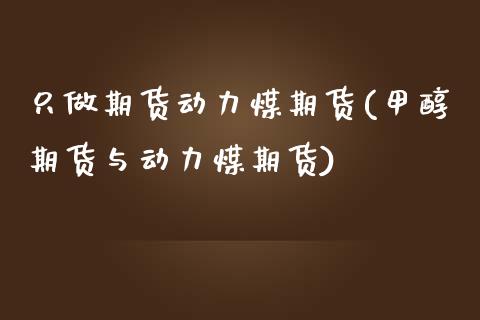 只做期货动力煤期货(甲醇期货与动力煤期货)_https://www.zztgc.com_黄金期货_第1张