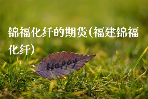锦福化纤的期货(福建锦福化纤)_https://www.zztgc.com_期货入门_第1张