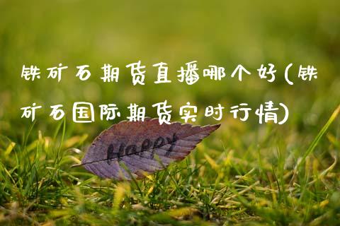 铁矿石期货直播哪个好(铁矿石国际期货实时行情)_https://www.zztgc.com_期货入门_第1张