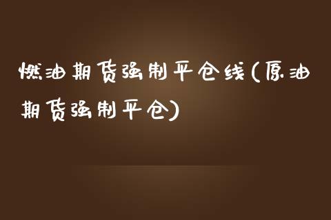 燃油期货强制平仓线(原油期货强制平仓)_https://www.zztgc.com_期货入门_第1张