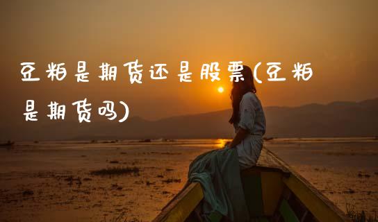 豆粕是期货还是股票(豆粕是期货吗)_https://www.zztgc.com_期货行情_第1张