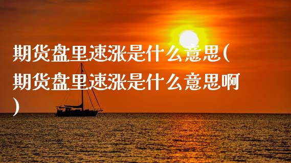 期货盘里速涨是什么意思(期货盘里速涨是什么意思啊)_黄金期货_第1张_珍投期货网 期货盘里速涨是什么意思(期货盘里速涨是什么意思啊)_https://www.zztgc.com_黄金期货_第1张