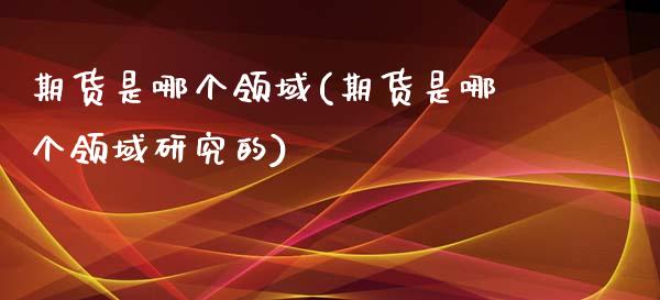 期货是哪个领域(期货是哪个领域研究的)_https://www.zztgc.com_黄金期货_第1张