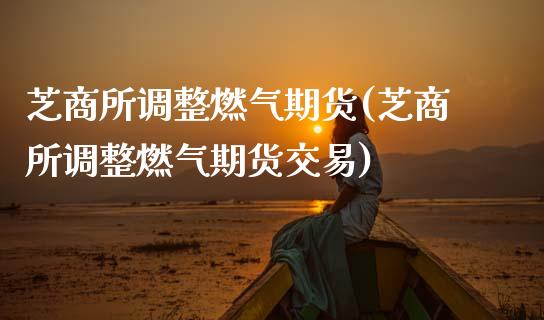 芝商所调整燃气期货(芝商所调整燃气期货交易)_https://www.zztgc.com_期货入门_第1张