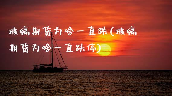 玻璃期货为啥一直跌(玻璃期货为啥一直跌停)_https://www.zztgc.com_黄金期货_第1张