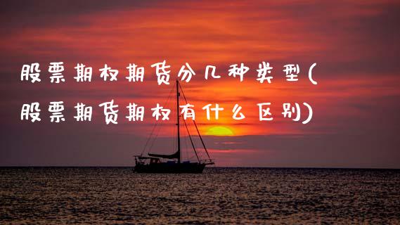 股票期权期货分几种类型(股票期货期权有什么区别)_https://www.zztgc.com_期货开户_第1张