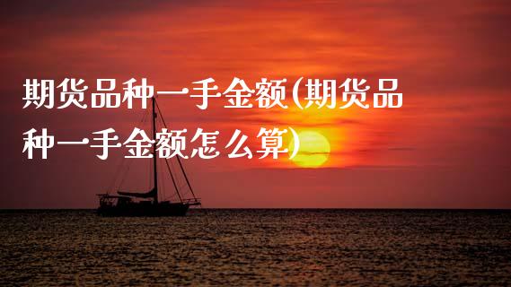 期货品种一手金额(期货品种一手金额怎么算)_https://www.zztgc.com_期货入门_第1张