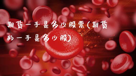 期货一手是多少股票(期货的一手是多少股)_https://www.zztgc.com_期货直播_第1张