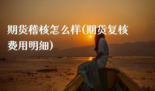 期货稽核怎么样(期货复核费用明细)_https://www.zztgc.com_期货开户_第1张