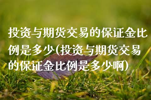 投资与期货交易的保证金比例是多少(投资与期货交易的保证金比例是多少啊)_https://www.zztgc.com_黄金期货_第1张