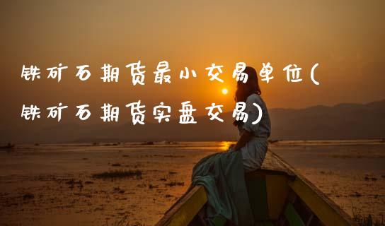 铁矿石期货最小交易单位(铁矿石期货实盘交易)_https://www.zztgc.com_期货入门_第1张