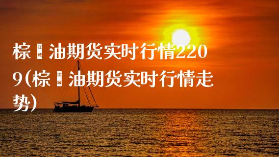 棕榈油期货实时行情2209(棕榈油期货实时行情走势)_https://www.zztgc.com_黄金期货_第1张