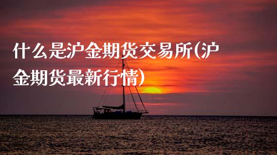 什么是沪金期货交易所(沪金期货最新行情)_https://www.zztgc.com_期货直播_第1张