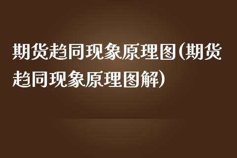 期货趋同现象原理图(期货趋同现象原理图解)_https://www.zztgc.com_黄金期货_第1张