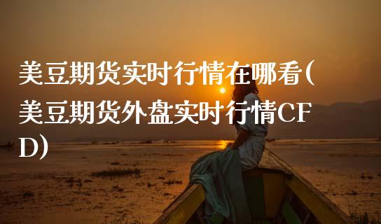 美豆期货实时行情在哪看(美豆期货外盘实时行情CFD)_https://www.zztgc.com_期货直播_第1张