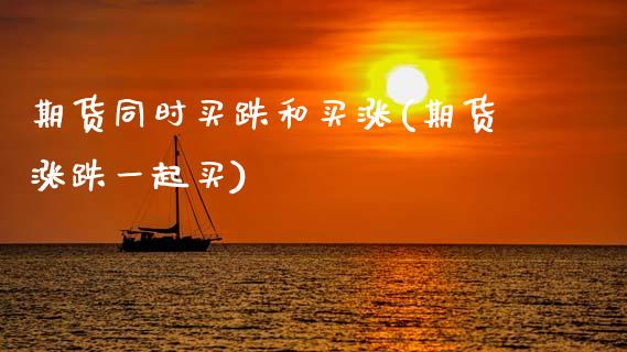 期货同时买跌和买涨(期货涨跌一起买)_https://www.zztgc.com_原油期货_第1张