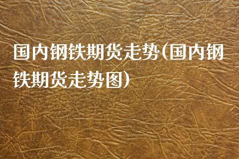 国内钢铁期货走势(国内钢铁期货走势图)_https://www.zztgc.com_期货直播_第1张