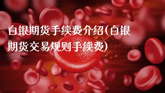 白银期货手续费介绍(白银期货交易规则手续费)_https://www.zztgc.com_期货行情_第1张