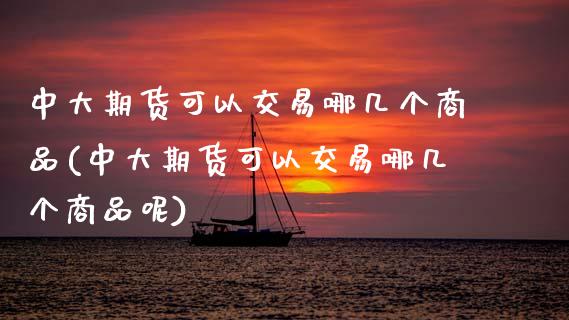 中大期货可以交易哪几个商品(中大期货可以交易哪几个商品呢)_https://www.zztgc.com_期货直播_第1张