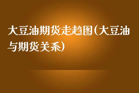 大豆油期货走趋图(大豆油与期货关系)_https://www.zztgc.com_期货行情_第1张