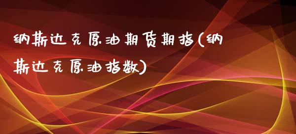 纳斯达克原油期货期指(纳斯达克原油指数)_https://www.zztgc.com_期货入门_第1张