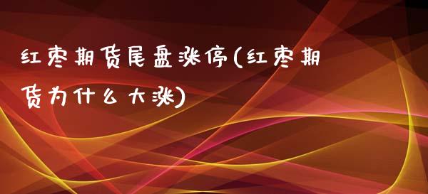 红枣期货尾盘涨停(红枣期货为什么大涨)_https://www.zztgc.com_原油期货_第1张