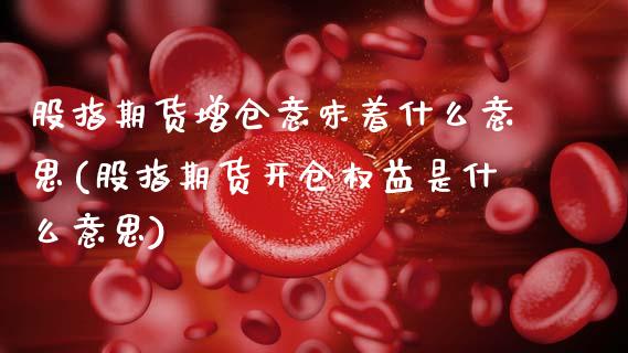 股指期货增仓意味着什么意思(股指期货开仓权益是什么意思)_https://www.zztgc.com_期货入门_第1张