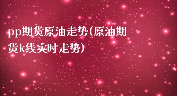 pp期货原油走势(原油期货k线实时走势)_https://www.zztgc.com_黄金期货_第1张
