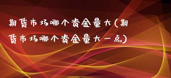 期货市场哪个资金量大(期货市场哪个资金量大一点)_https://www.zztgc.com_黄金期货_第1张