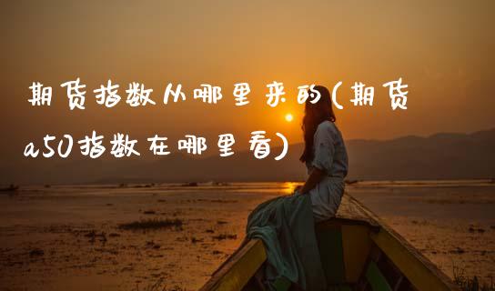 期货指数从哪里来的(期货a50指数在哪里看)_https://www.zztgc.com_期货行情_第1张