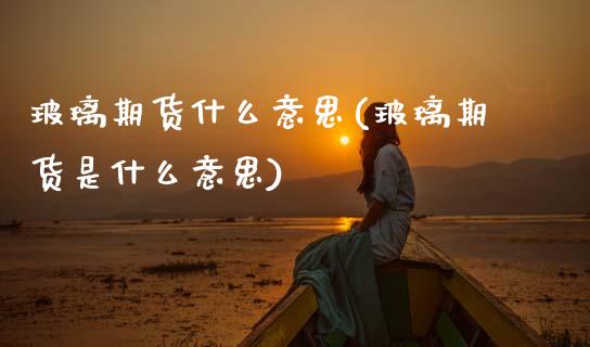 玻璃期货什么意思(玻璃期货是什么意思)_https://www.zztgc.com_期货行情_第1张