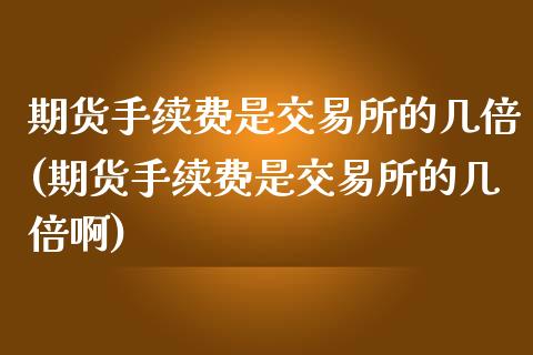 期货手续费是交易所的几倍(期货手续费是交易所的几倍啊)_期货直播_第1张_珍投期货网 期货手续费是交易所的几倍(期货手续费是交易所的几倍啊)_https://www.zztgc.com_期货直播_第1张
