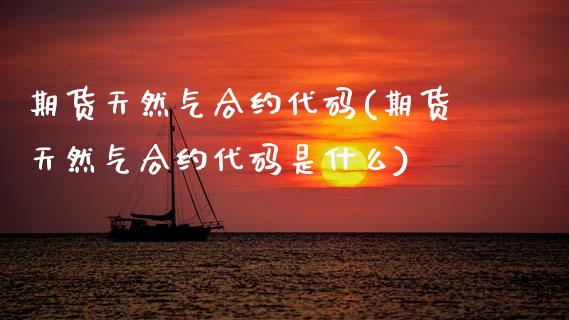 期货天然气合约代码(期货天然气合约代码是什么)_https://www.zztgc.com_期货开户_第1张