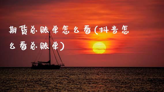 期货总账单怎么看(抖音怎么看总账单)_https://www.zztgc.com_黄金期货_第1张