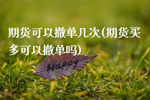 期货可以撤单几次(期货买多可以撤单吗)_https://www.zztgc.com_期货直播_第1张