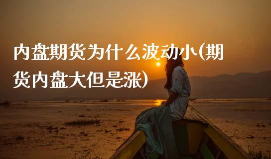 内盘期货为什么波动小(期货内盘大但是涨)_https://www.zztgc.com_期货直播_第1张