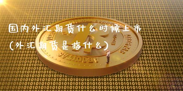 国内外汇期货什么时候上市(外汇期货是指什么)_https://www.zztgc.com_期货直播_第1张