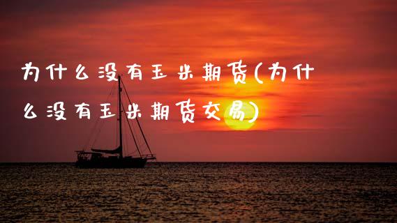 为什么没有玉米期货(为什么没有玉米期货交易)_https://www.zztgc.com_期货开户_第1张