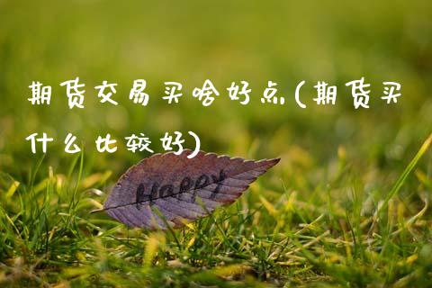 期货交易买啥好点(期货买什么比较好)_https://www.zztgc.com_黄金期货_第1张