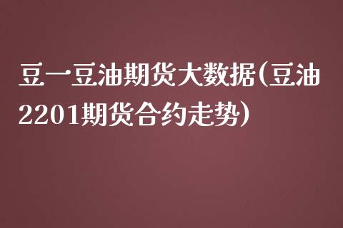 豆一豆油期货大数据(豆油2201期货合约走势)_https://www.zztgc.com_期货行情_第1张