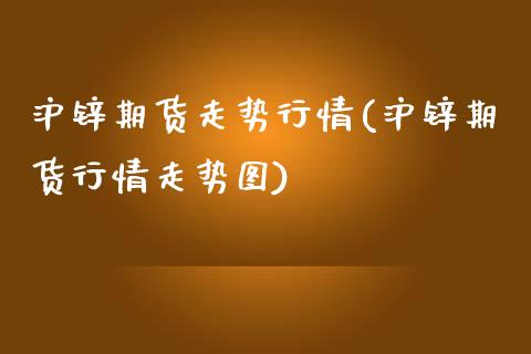 沪锌期货走势行情(沪锌期货行情走势图)_https://www.zztgc.com_原油期货_第1张