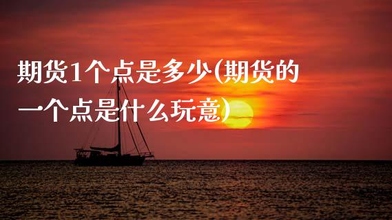 期货1个点是多少(期货的一个点是什么玩意)_https://www.zztgc.com_黄金期货_第1张