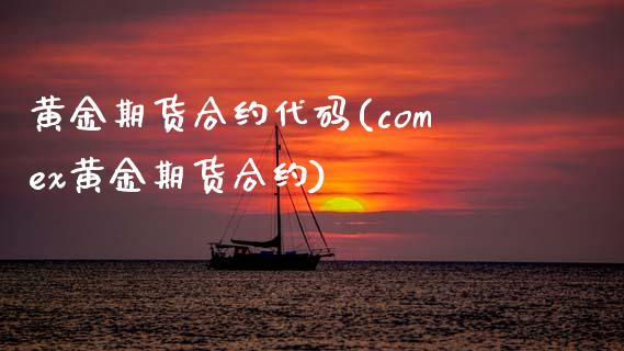 黄金期货合约代码(comex黄金期货合约)_https://www.zztgc.com_黄金期货_第1张