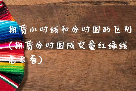 期货小时线和分时图的区别(期货分时图成交量红绿线怎么看)_https://www.zztgc.com_黄金期货_第1张