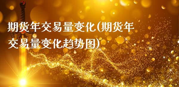 期货年交易量变化(期货年交易量变化趋势图)_https://www.zztgc.com_黄金期货_第1张
