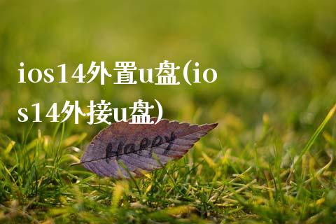ios14外置u盘(ios14外接u盘)_https://www.zztgc.com_期货入门_第1张