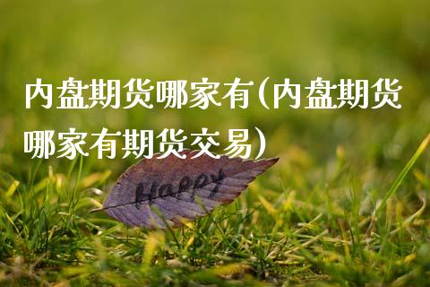 内盘期货哪家有(内盘期货哪家有期货交易)_https://www.zztgc.com_黄金期货_第1张