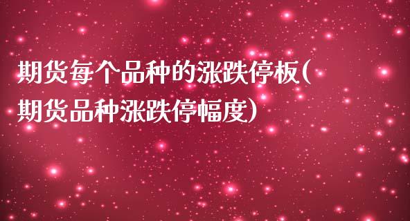 期货每个品种的涨跌停板(期货品种涨跌停幅度)_黄金期货_第1张_珍投期货网 期货每个品种的涨跌停板(期货品种涨跌停幅度)_https://www.zztgc.com_黄金期货_第1张