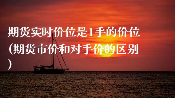 期货实时价位是1手的价位(期货市价和对手价的区别)_https://www.zztgc.com_期货行情_第1张